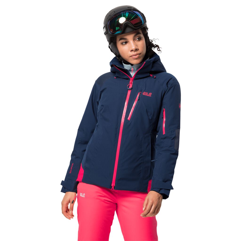 Jack Wolfskin SNOW SUMMIT Vestes Femme Indigo Foncé - RMQATIL-25